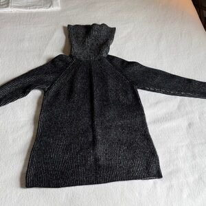 Topshop Charcoal Cowl Neck Sweater